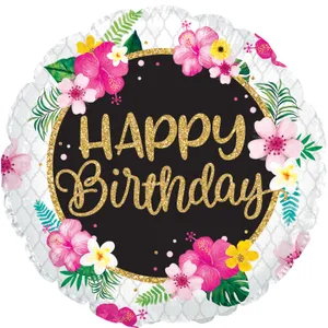 17" HAPPY BIRTHDAY TROPICAL