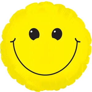 31" SOLID YELLOW SMILEY FACE