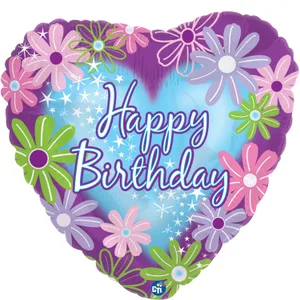 17" HAPPY BIRTHDAY TWINKLE STARS