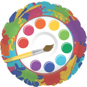 17" ART PARTY PAINT PALETTE