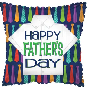 17" HAPPY FATHER'S DAY SHIRT & TIES