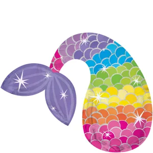 SPARKLE MERMAID TAIL MINI SHAPE 
