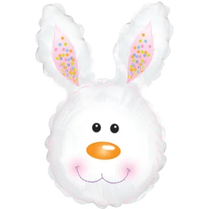 30" WHITE BUNNY HEAD