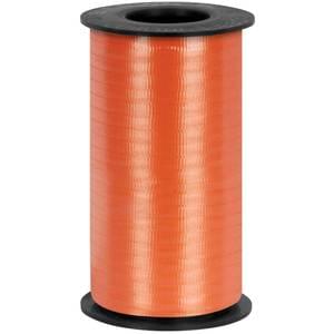 ORANGE CURLING RIBBON CRIMPED