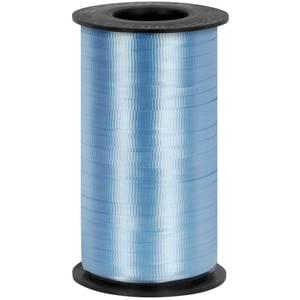 PASTEL BLUE (LIGHT BLUE) CURLING RIBBON CRIMPED