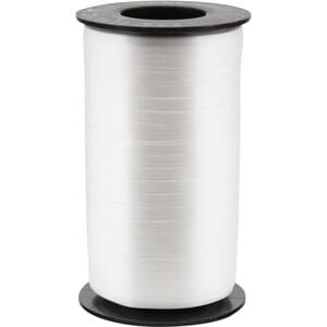WHITE CURLING RIBBON SMOOTH