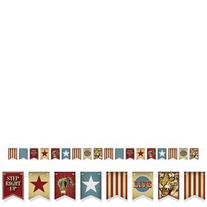 VINTAGE CIRCUS STREAMER 12'