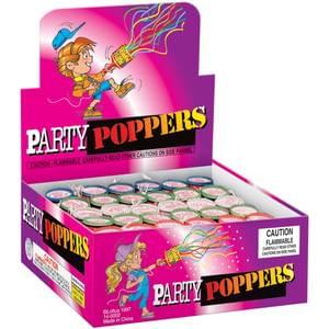 CHAMPAGNE PARTY POPPERS