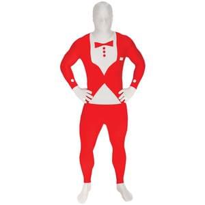 RED TUX ADULT MORPHSUIT MEDIUM
