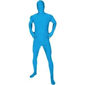 TURQUOISE ADULT MORPHSUIT XX-LARGE