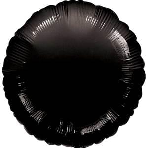 18" OPAQUE BLACK ROUND