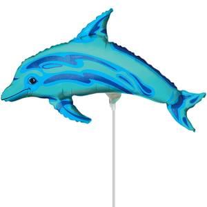 OCEAN BLUE DOLPHIN MINI SHAPE