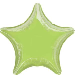 19" METALLIC LIME GREEN STAR