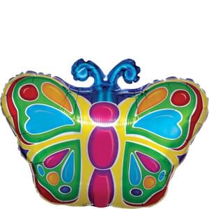 18" BRIGHT BUTTERFLY SHAPE
