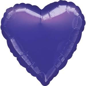 18" METALLIC PURPLE HEART HX