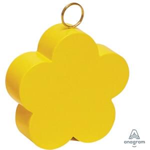 YELLOW FLOWER PLASTIC WEIGHT