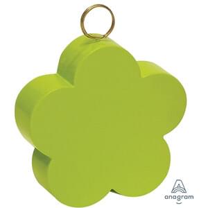 LIME GREEN FLOWER PLASTIC WEIGHT
