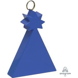 BLUE PARTY HAT PLASTIC WEIGHT