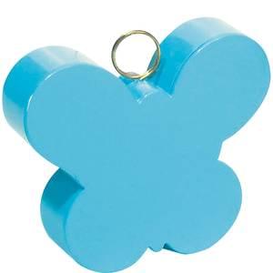 LIGHT BLUE BUTTERFLY PLASTIC WEIGHT