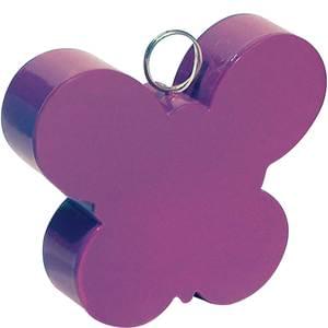 PURPLE BUTTERFLY PLASTIC WEIGHT