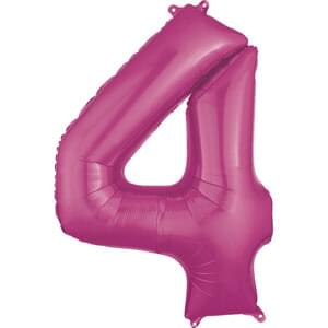 34" NUMBER 4 PINK