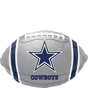 DALLAS COWBOYS TEAM COLORS FOOTBALL JUNIOR SHAPE