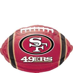 SAN FRANCISCO 49ERS TEAM COLORS FOOTBALL JUNIOR SHAPE