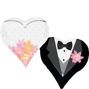 WEDDING COUPLE HEARTS SUPER SHAPE