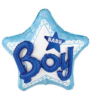 CELEBRATE BABY BOY MULTI-BALLOON