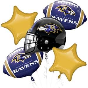 BALTIMORE RAVENS BOUQUET OF BALLOONS