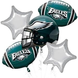 PHILADELPHIA EAGLES BOUQUET OF BALLOONS