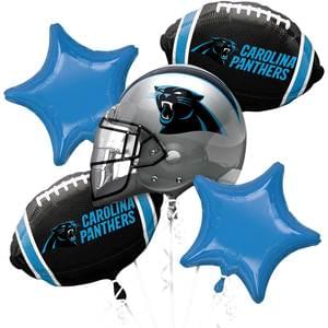 CAROLINA PANTHERS BOUQUET OF BALLOONS