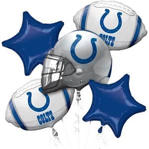 INDIANAPOLIS COLTS BOUQUET OF BALLOONS