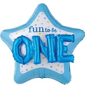 36" FUN TO BE O-N-E BOY MULTI-BALLOON