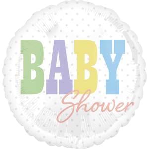 18" BABY SHOWER PASTEL VLP HX