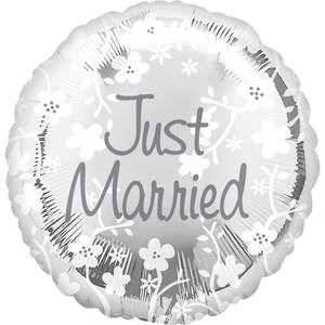 18" JUST MARRIED FLOWERS VLP HX