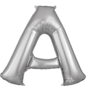 34" LETTER A SILVER