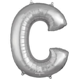 34" LETTER C SILVER
