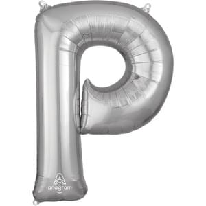 34" LETTER P SILVER