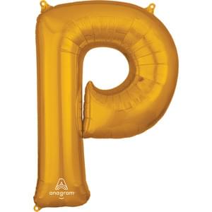 34" LETTER P GOLD