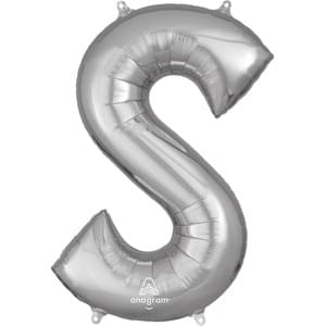 34" LETTER S SILVER