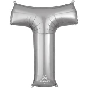 34" LETTER T SILVER