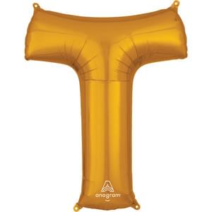 34" LETTER T GOLD