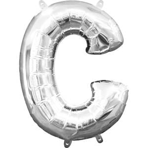 16" LETTER C SILVER