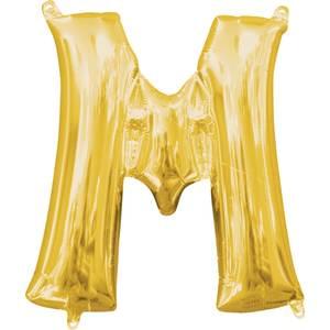 16" LETTER M GOLD