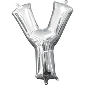 16" LETTER Y SILVER