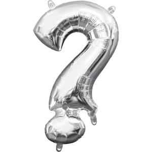 16" SYMBOL ? QUESTION MARK SILVER