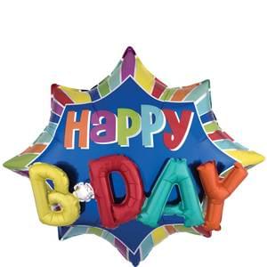 BURST HAPPY BIRTHDAY MULTI-BALLOON