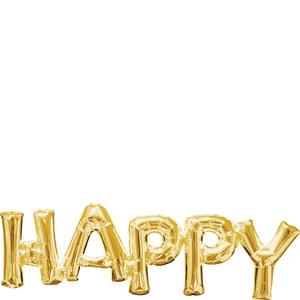 HAPPY GOLD BLOCK PHRASE