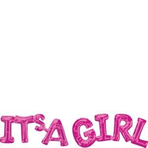 IT'S A GIRL PINK PHRASE
